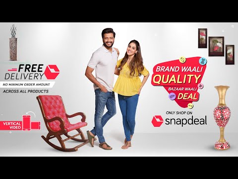 Snapdeal | FREE DELIVERY | Brand Waali Quality Bazaar Waali Deal | Riteish | Genelia | Shop Online - Snapdeal | FREE DELIVERY | Brand Waali Quality Bazaar Waali Deal | Riteish | Genelia | Shop Online