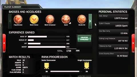 [Tribes Ascend][BUG] relentless accolade not awarded