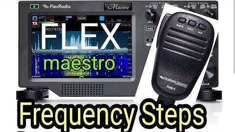 Flex Maestro C , How to Set Frequency Steps