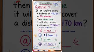 Time and Distance #Maths #MathShorts #Aptitude #TimeAndDistance #MathProblem #LearnMath #Education