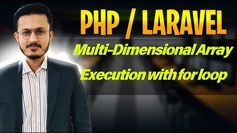 PHP/Laravel Multidimensional Indexed Array with for loop in Urdu/HIndi