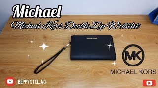 Michael Michael Kors Double Zip Wristlet Beppy Stella G