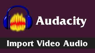 Import the audio tracks of your video files like mp4 straight into
audacity and then edit it. requires installing ffmpeg which you can
find at http://lame.bu...