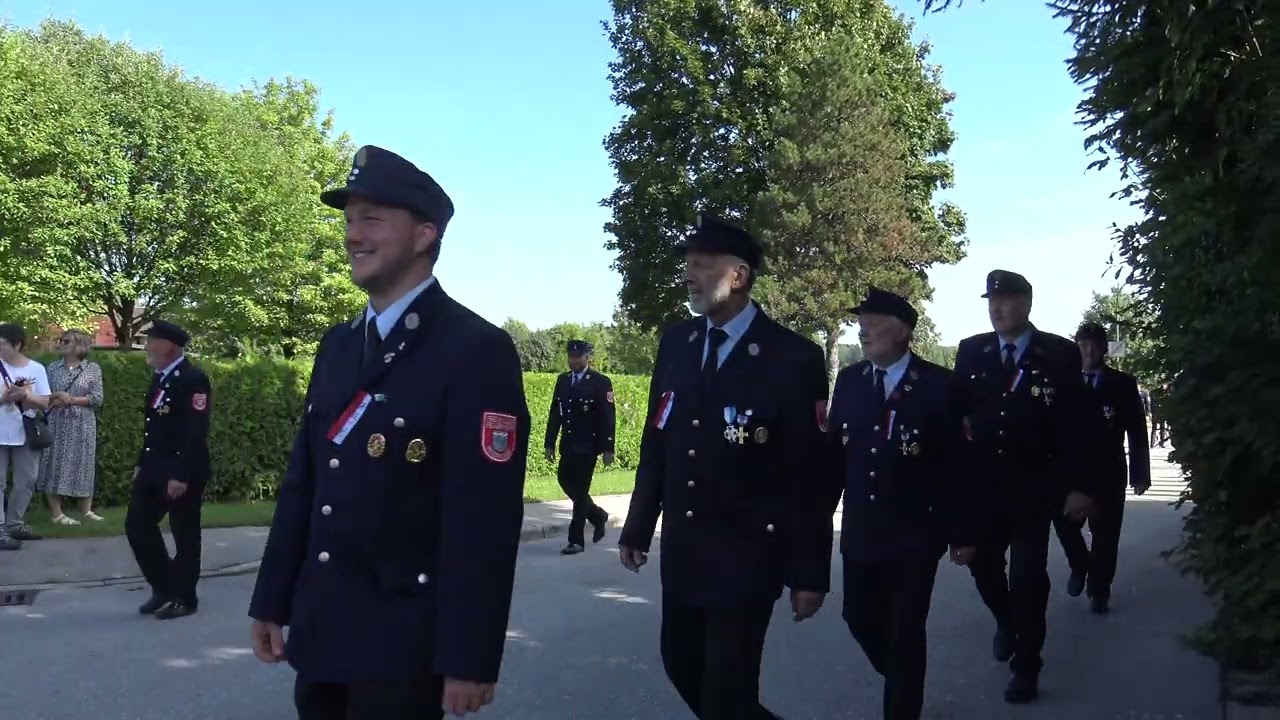 155 Jahre Freiwillige Feuerwehr Brannenburg Teil 1 Kirchenzug