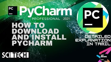 How to Download and Install PyCharm Free | Link in Description| Scitech tamil
