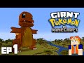 Starting with Starters! Giant Pokemon in Minecraft - Episode 1