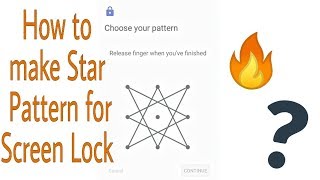 How to make Star Pattern for Screen Lock screenshot 2