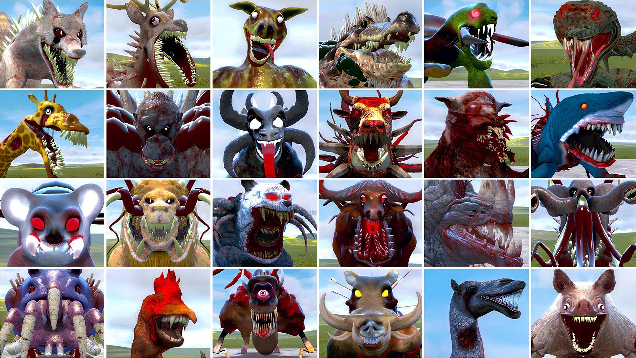 NEW ALL ZOOCHOSIS MUTANT ANIMALS In Garry's Mod!
