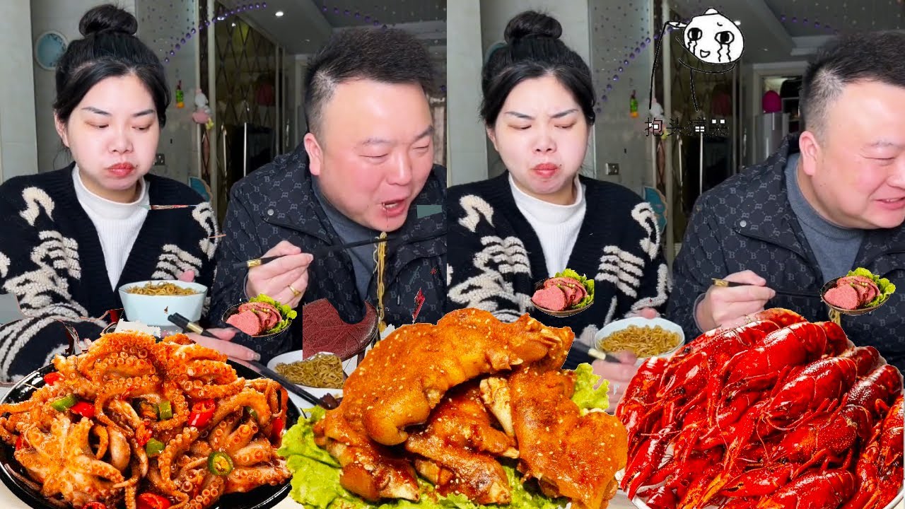 妖精老婆偷偷抢走我的红烧肉，没想到故意端碗离开，果然又让她得逞了！