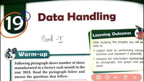 Class 5 Math cbse | Chapter 19 Data Handling Part 1 | S Chand book solution