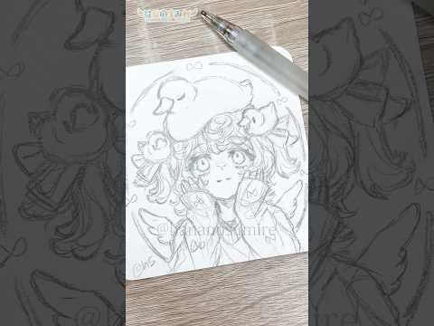 🦆何もないところからアヒルさんを描くメイキング🎨🦜#Shorts #watercolor #watercolorpainting  #illustration