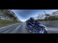 Езда по городу на мотоцикле Suzuki GSX-R 1000 k1