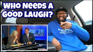 News Reporters Can’t Stop Laughing Bloopers Part 2 | REACTION