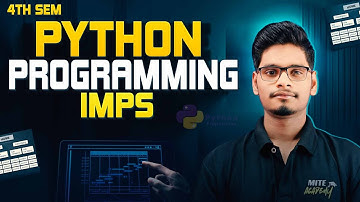 Python Programming Important Questions || Degree 4th Sem Imps