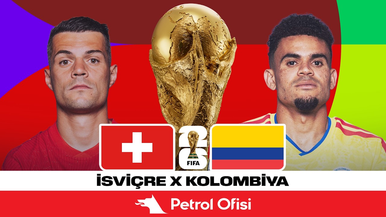 ⁣İsviçre - Kolombiya | 2026 Dünya Kupası Son 16 Turu | Özet X Petrol Ofisi