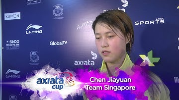 291114 AXIATA CUP 2014 PRE MATCHCHEN JIAYUAN