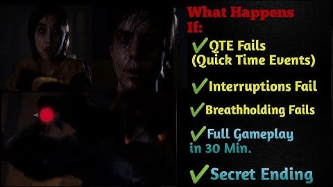 The Quarry: Full Game ||Bad Ending || [All QTE,Interruptions and Breath Holding- Fails]