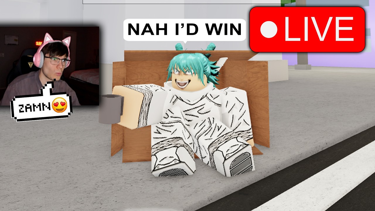 ROBLOX JJS 🔴1v1ING EVERYONE IN CHAT TO PROVE IM THE BEST🔴CHAT TEXT TO SPEECH 🔴