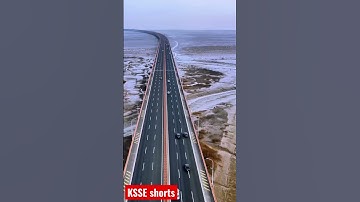 Thumbnail of Hangzhou bay sea crass-bridge,  an iconic bridge in China #innovation #learning #bridge