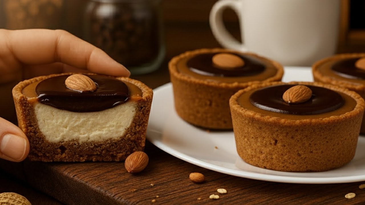 Oatmeal Mini Cakes with Coffee & Chocolate – No Sugar, Maximum Flavor