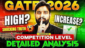GATE 2026 | Biggest Competition Ever | Branch Wise Competition Analysis