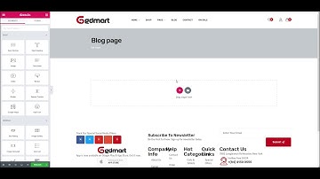 How to create Blog by Elementor of GDmart Theme
