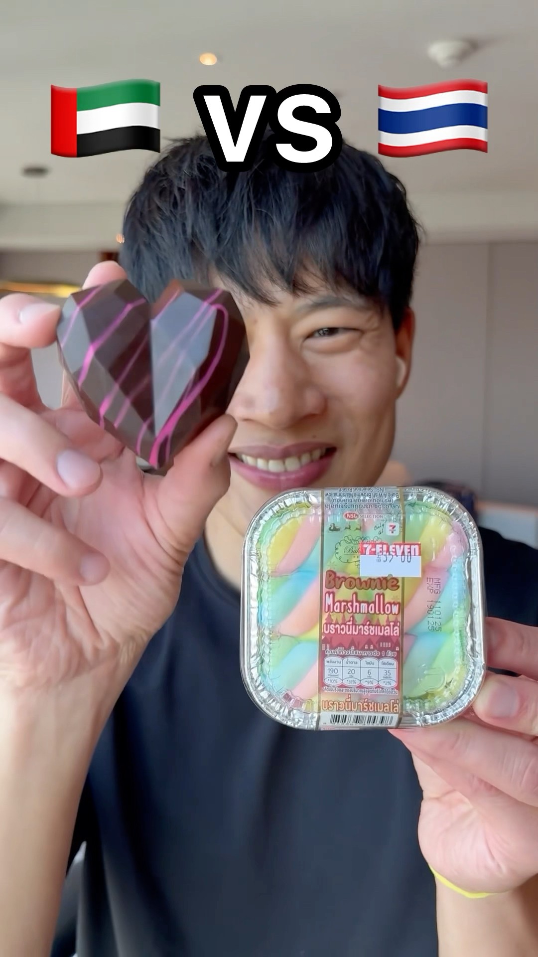 Dubai Chocolate Heart ?? vs Brownie Marshmallow Rainbow ??