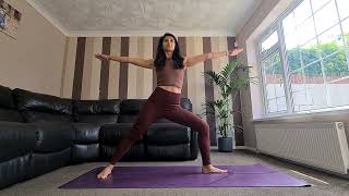 Yoga - Warrior Ii Pose For Feetankles In Collaboration With Kreashanyoga