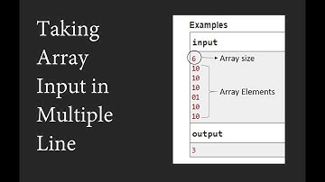 How to Take Array Input in Python on Multiple Lines | coder45