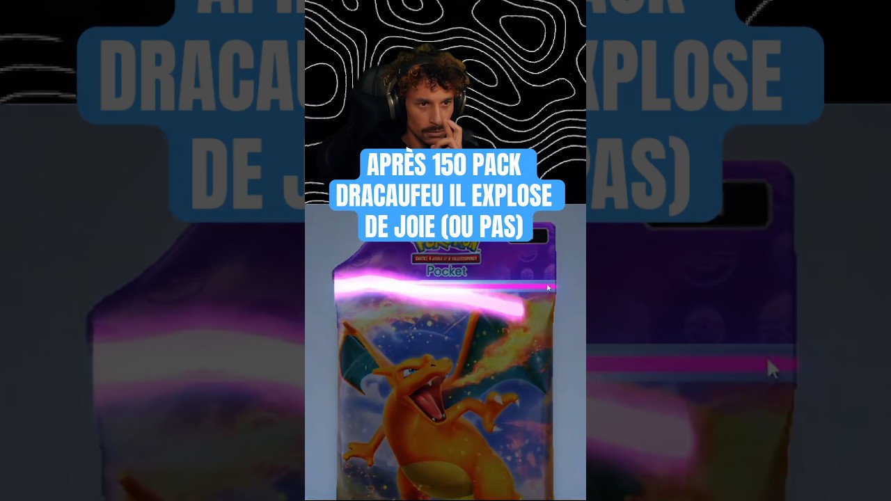 APRÈS 150 PACK DRACAUFEU IL EXPLOSE DE JOIE (OU PAS) #pokemontcg #pokémontcgpocket