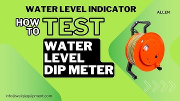 Borehole Water Level Meter Test Video