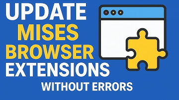 Update Mises Browser Extensions Without Errors (100% Working Method)