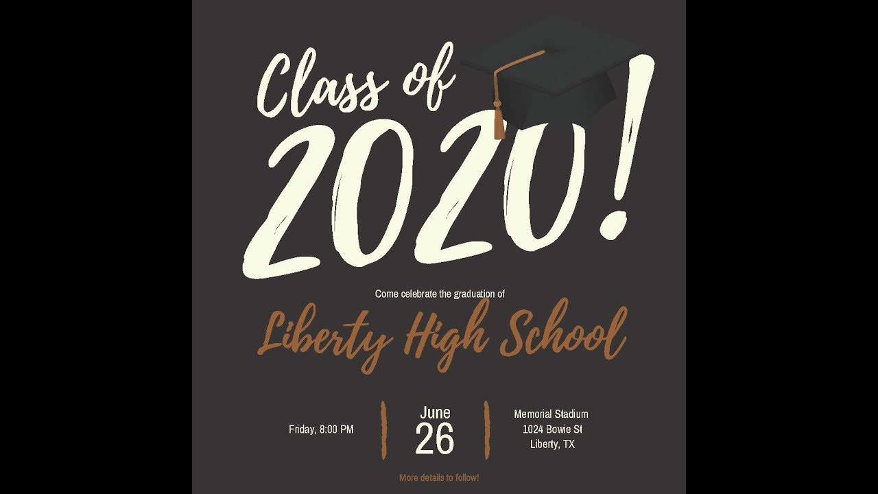 2020 Liberty High School Graduation Ceremony Live Event YouTube