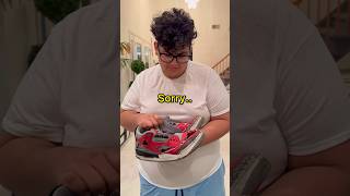 Thumbnail for I CUT HIS SHOES 🥺❤️ #shorts