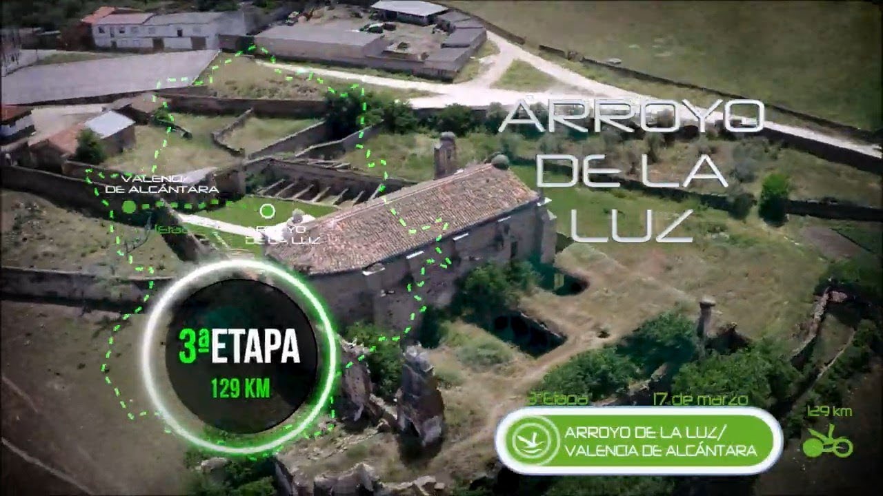 MEJORES MOMENTOS 3ª ETAPA ARROYO DE LA LUZ VALENCIA DE ALCANTARA VUELTA A EXTREMADURA MASCULINA