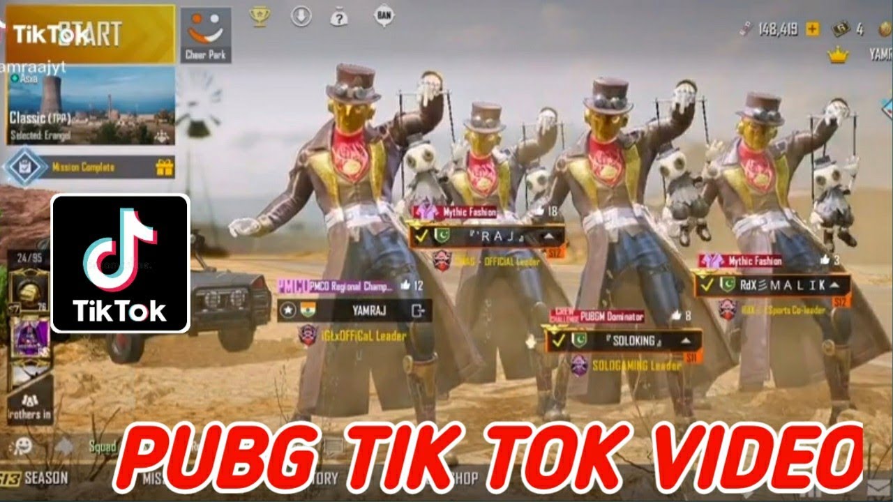 PUBG TIK TOK FUNNY MOMENTS AND FUNNY DANCE (PART 14) BY AM GAMEBOX YouTube