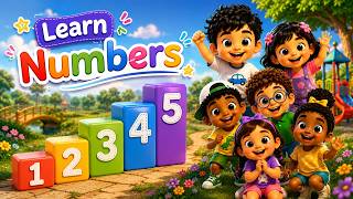 Numbers | 🔢 Learn Numbers 1–10! | Fun Counting Song for Kids 🎵| 1-10 | 1, 2, 3.. Let’s Count! 🔢