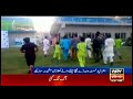Fans misbehaved with players, snatched Younis Khan&#39;s cap