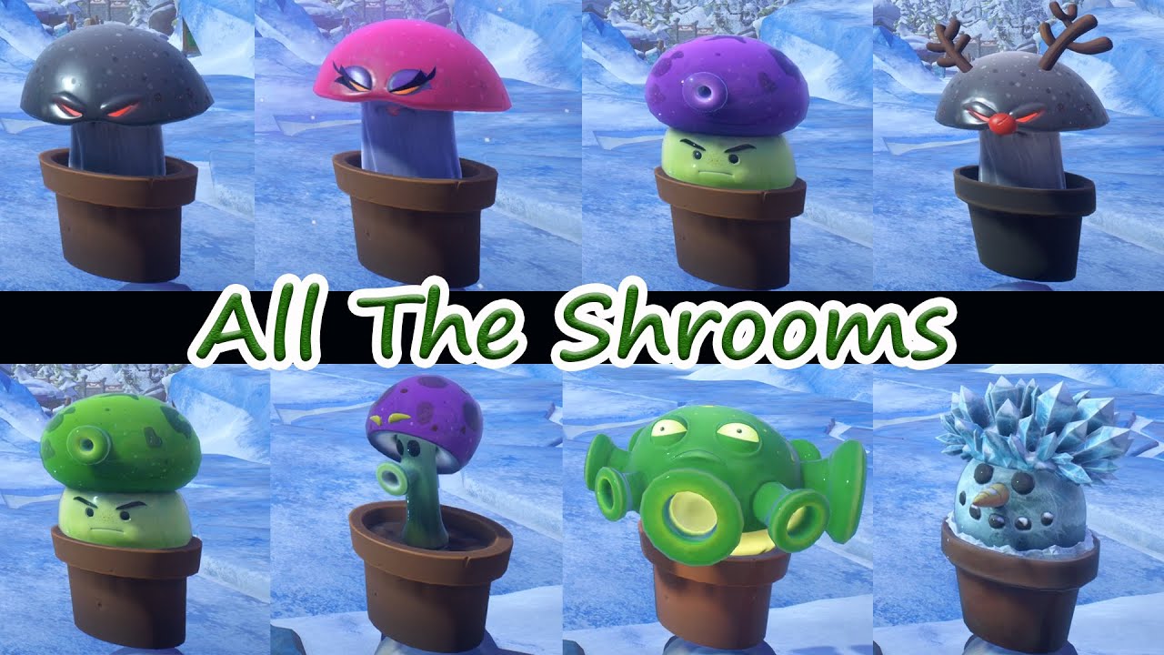 Plants vs. Zombies: Garden Warfare - Every Spawnable Plant! 