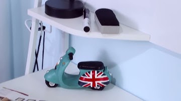 HOMCOM Office Computer Desk w/ Whiteboard, White