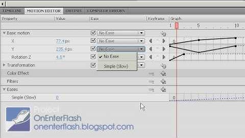 Adobe flash cs4 basics : 0106 Motion Editor
