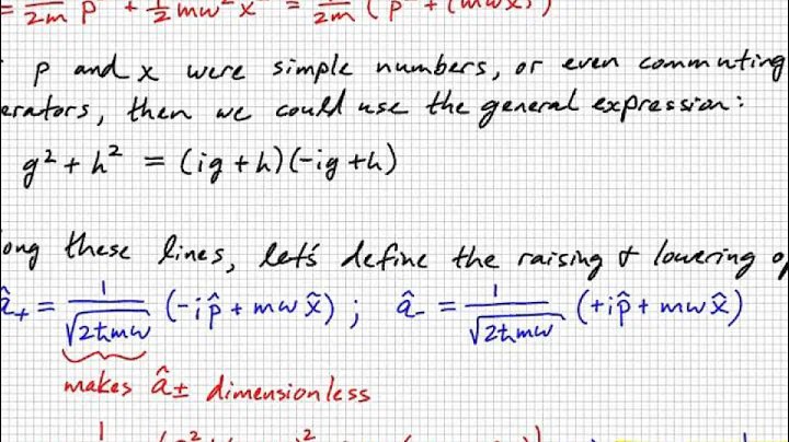 PHYS3740 Lecture27-7 Harmonic Oscillator, part I