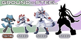 Ground & Pure Steel Type Lucario Mega Evolution | Pokémon Type Swap | Max S