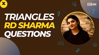 Triangles | Part-6 | RD SHARMA Most Important Questions | Class X | Surabhi Gangwar