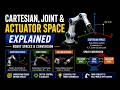 Cartesian Space, Joint Space & Actuator Space Explained | Robotics Engineering