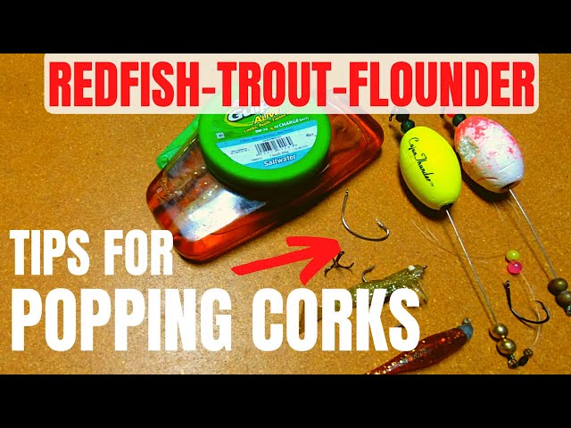 How to Rig a Popping Cork for Redfish, Trout, and Flounder! (EASY + Secret  Tip) 