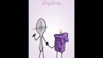 🕯️🥄 Tell me why, your hands are Cold?  SILVER-CANDLE SHIP WEWEWEWEEEEE #art #inanimateinsanity #ship