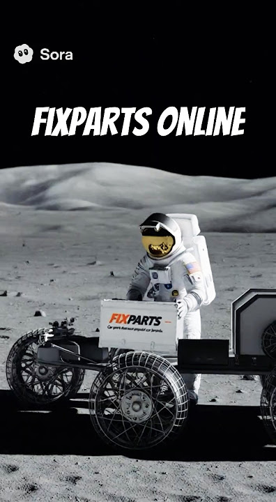 Someday, We’ll Deliver Auto Parts to the Moon! 🌕🚗 #carparts #sora2 #fixparts #moon #space #future