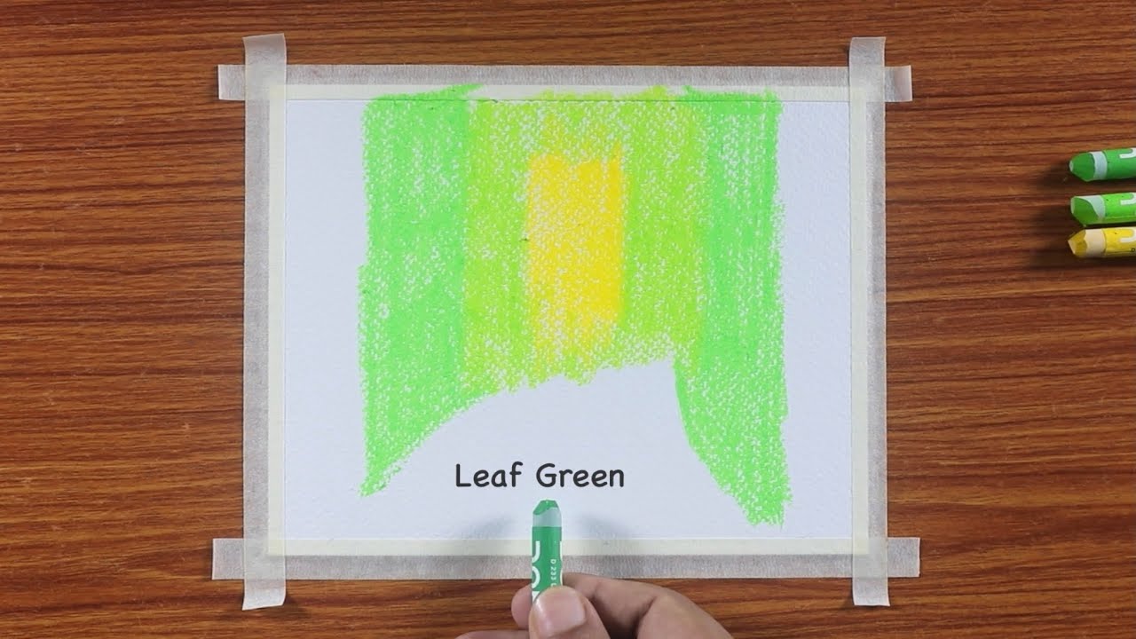 Easy Forest Scenery / Drawing with Oil Pastels / Step by Step