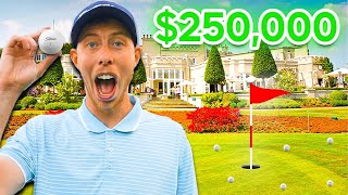 I Played In The World's Most Expensive Golf Game!